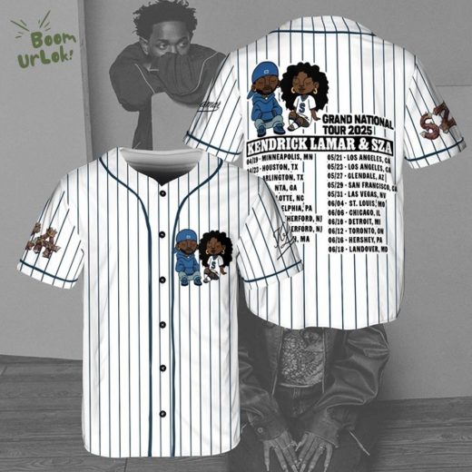 Kendrick Lamar SZA Tour Baseball Jersey