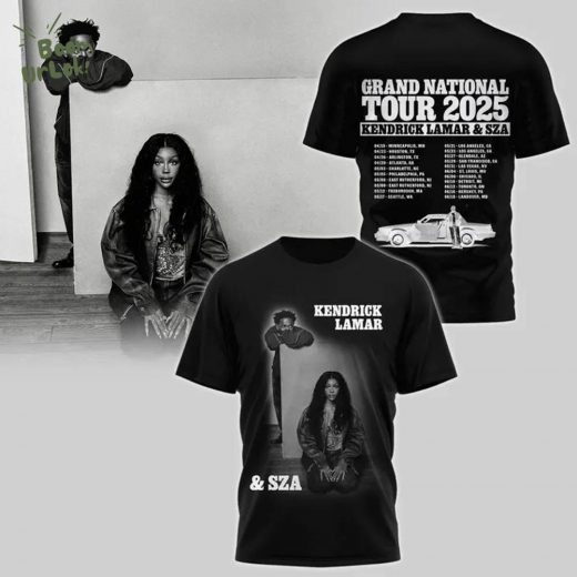 Kendrick Lamar xSZA Grand National Tour 2025 Tshirt