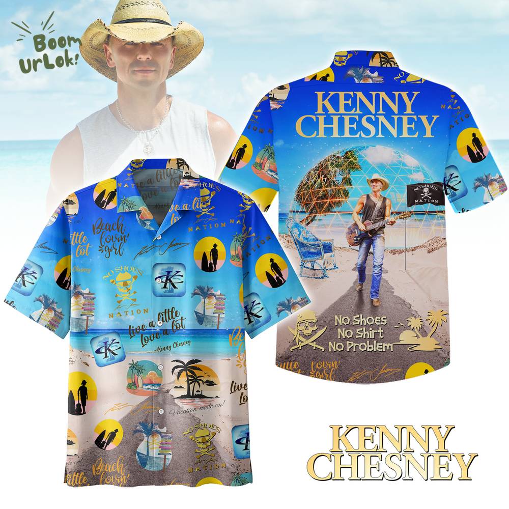 Kenny Chesney Hawaiian Shirt – No Shoes No Shirt No Problem Beach Vibes Kenny Chesney Hawaiian Shirt – No Shoes No Shirt No Problem Beach Vibes