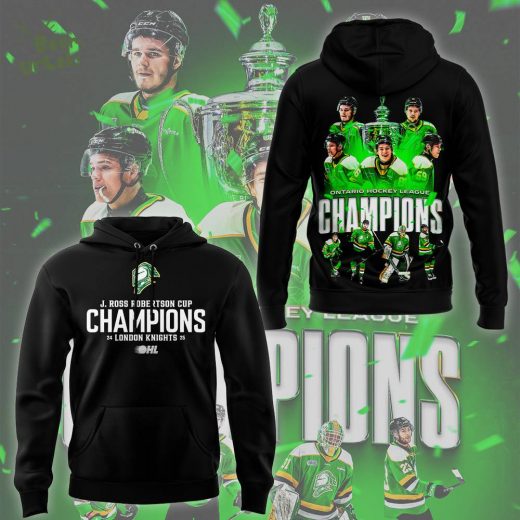 Knights Hockey Champions Black Hoodie