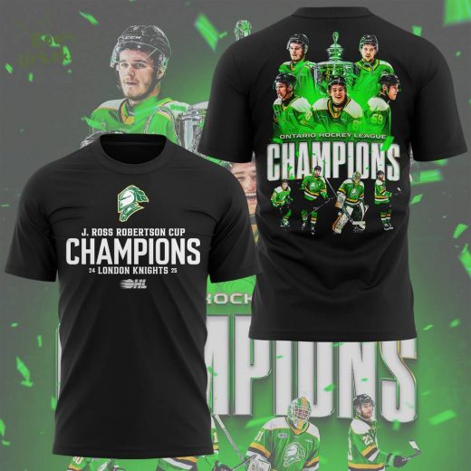 Knights Hockey Champions Black TShirt
