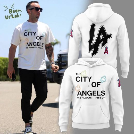 LA Angels “The city of Angel” Combo White Hoodie