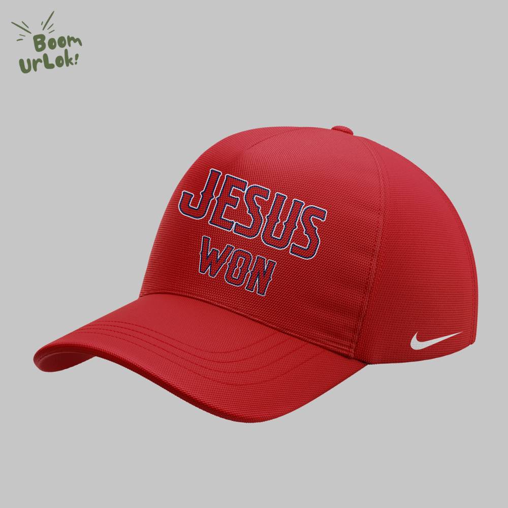 LA Angels x Jesus Won 2025 Red Hoodie LA Angels x Jesus Won 2025 Red Hoodie