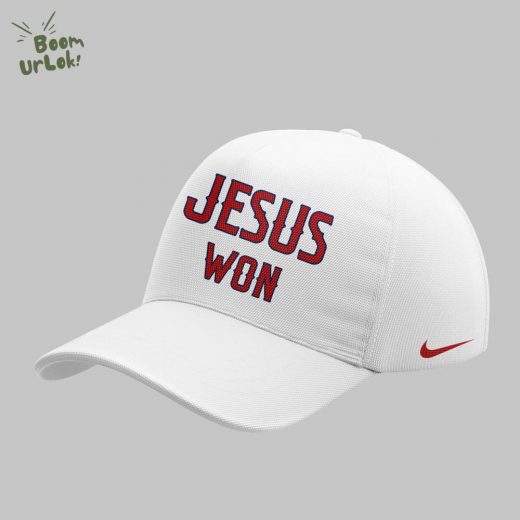 LA Angels x Jesus Won 2025 White Hoodie
