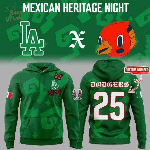 LA Dodger Mexican Heritage Night Hoodie