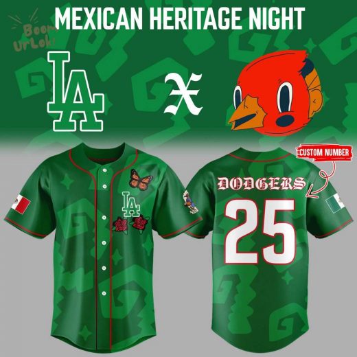 LA Dodgers Mexican Heritage Night Jersey
