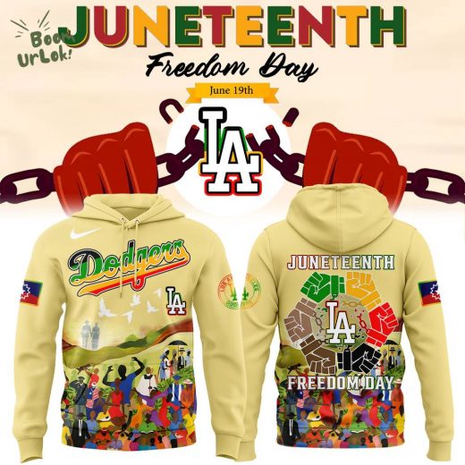 LA Dodgers x Juneteenth Freedom Day 2025 Hoodie