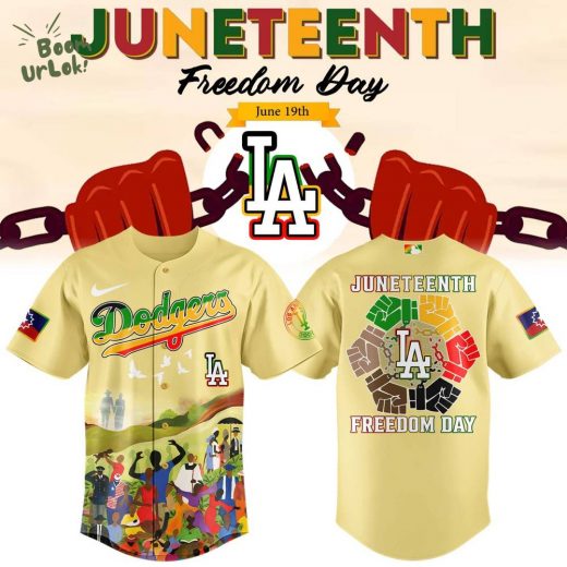 LA Dodgers x Juneteenth Freedom Day 2025 Jersey