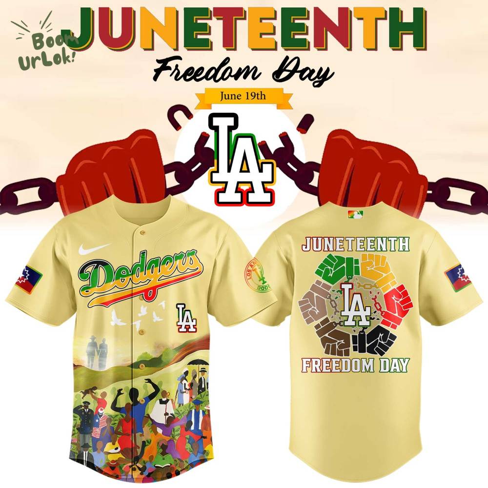 LA Dodgers x Juneteenth Freedom Day 2025 Jersey LA Dodgers x Juneteenth Freedom Day 2025 Jersey