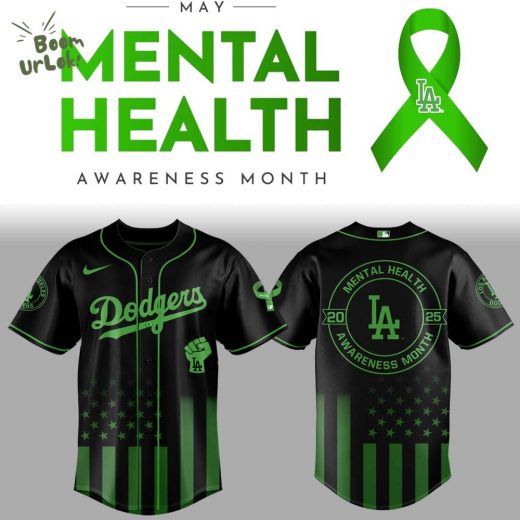 LA Dodgers x Mental Health Awareness Month 2025 Jersey
