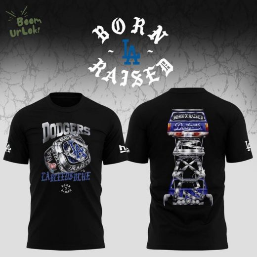 Limited Edition Los Angeles Dodgers x Bornxraised Tshirt 2025