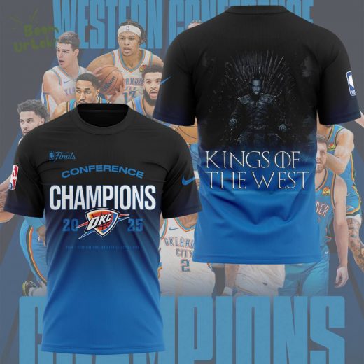 Limited Edition OKC Western Conference Champions 2025 Tshirt