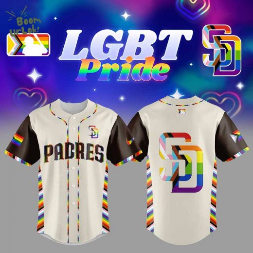 Limited Edition San Diego Padres LGBT Pride Night New Jersey