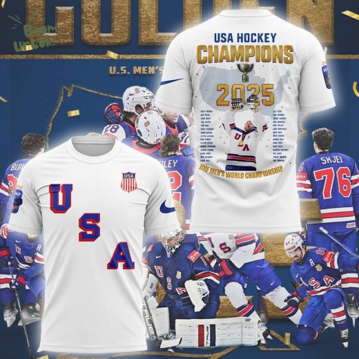 Limited Edition USA Golden White Tshirt