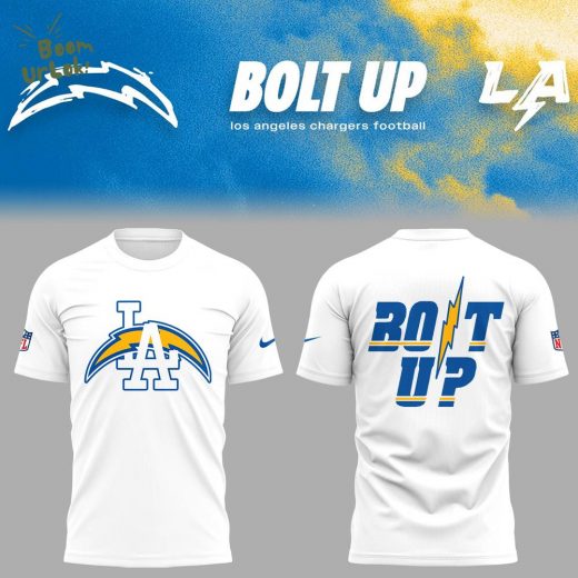 Los Angeles Chargers Bolt Up White Shirt