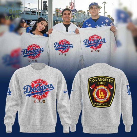 Los Angeles Dodgers Firefighter Appreciation Night Sweatshirt