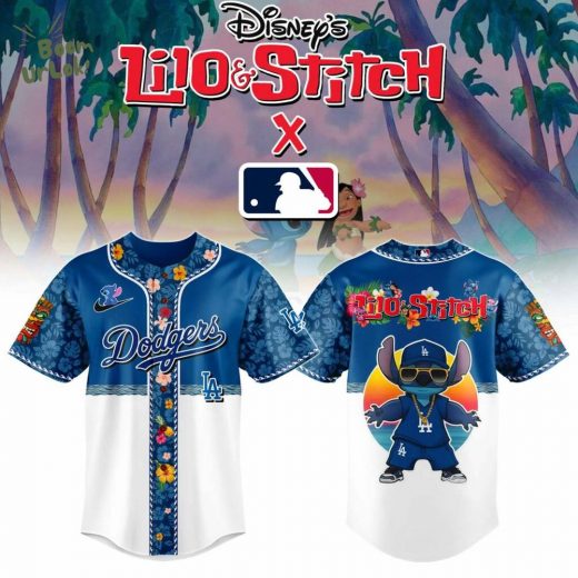 Los Angeles Dodgers MLB x Lilo & Stitch Jersey