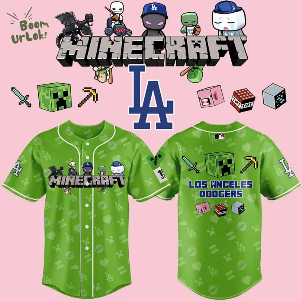 Los Angeles Dodgers x 2025 Minecraft Movie Limited Edition Jersey Los Angeles Dodgers x 2025 Minecraft Movie Limited Edition Jersey