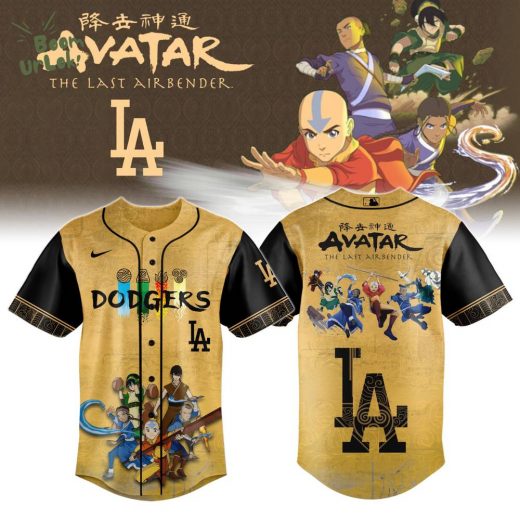 Los Angeles Dodgers x Avatar The Last Airbender Exclusive Design Jersey