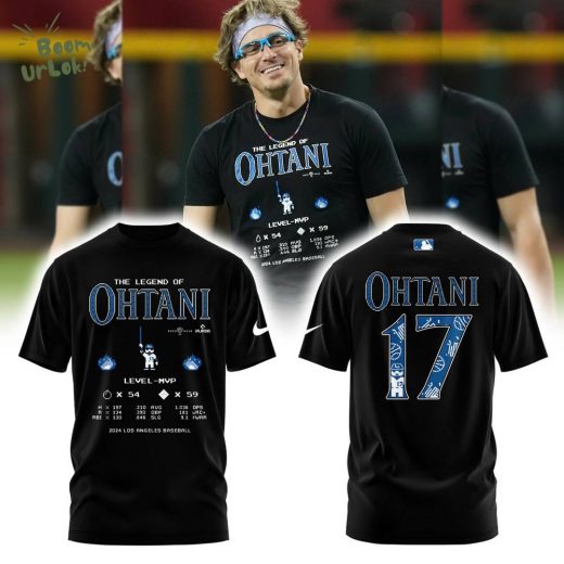 Los Angeles Dodgers x Ohtani Black Tshirt Hot Edition 2025
