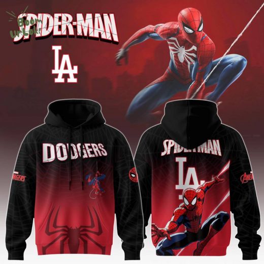 Los Angeles Dodgers x Spider Man Game Night Special Edition hoodie 2025