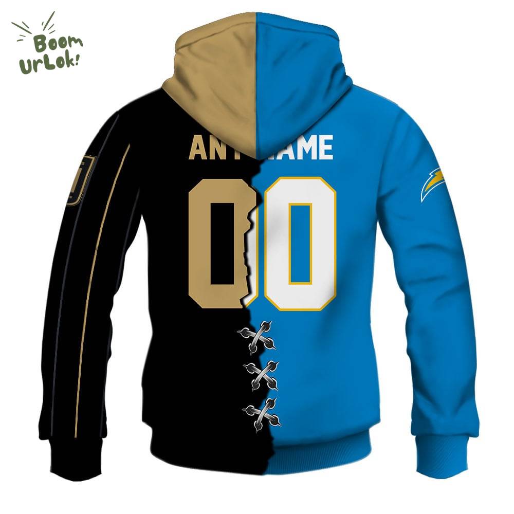 Los Angeles FC X Los Angeles Chargers (MLS x NFL) Special Hoodie Los Angeles FC X Los Angeles Chargers (MLS x NFL) Special Hoodie