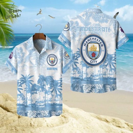 Manchester City Football Hawaiian Style Shirt
