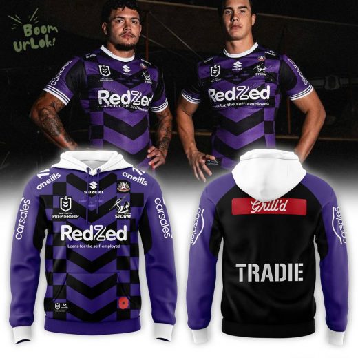 Melbourne Storm AnZac 2025 Limited Edition Hoodie