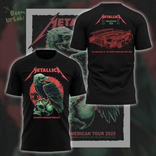 Metal M72 Philly Pop-Up Lincoln Financial Field Stadium TShirt