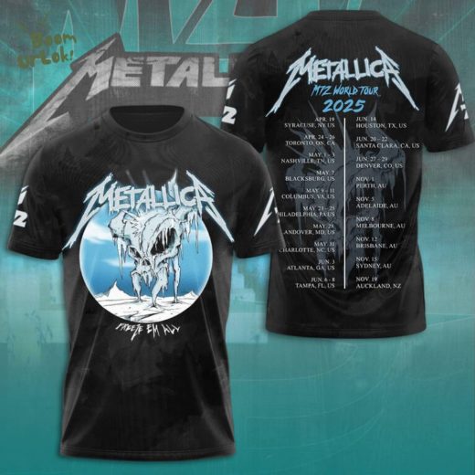 Metallica Freeze Band 3D Tshirt