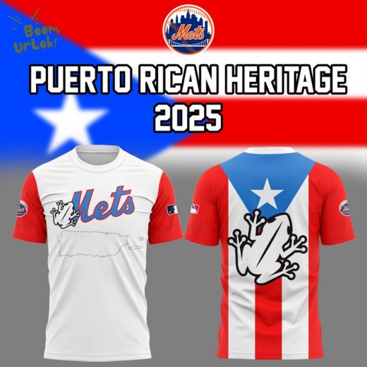 Mets x Puerto Rican Heritage tshirt 2025
