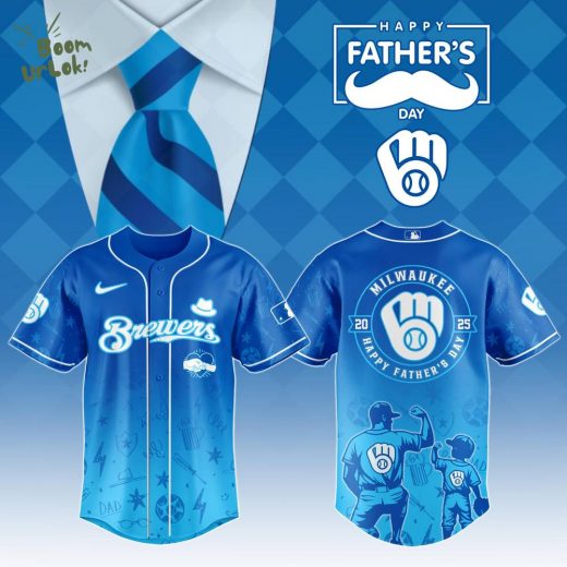 Milwaukee Brewers Special Father’s Day Limited Edition Jersey