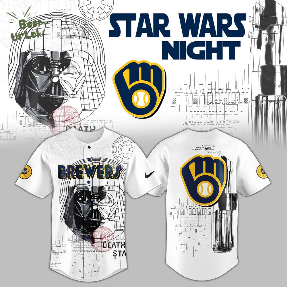 Milwaukee Brewers x Death Wars Baseball Jersey Milwaukee Brewers x Death Wars Baseball Jersey