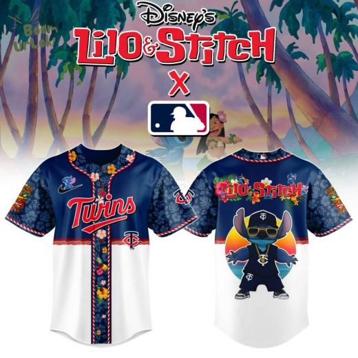 Minnesota Twins MLB x Lilo & Stitch Jersey