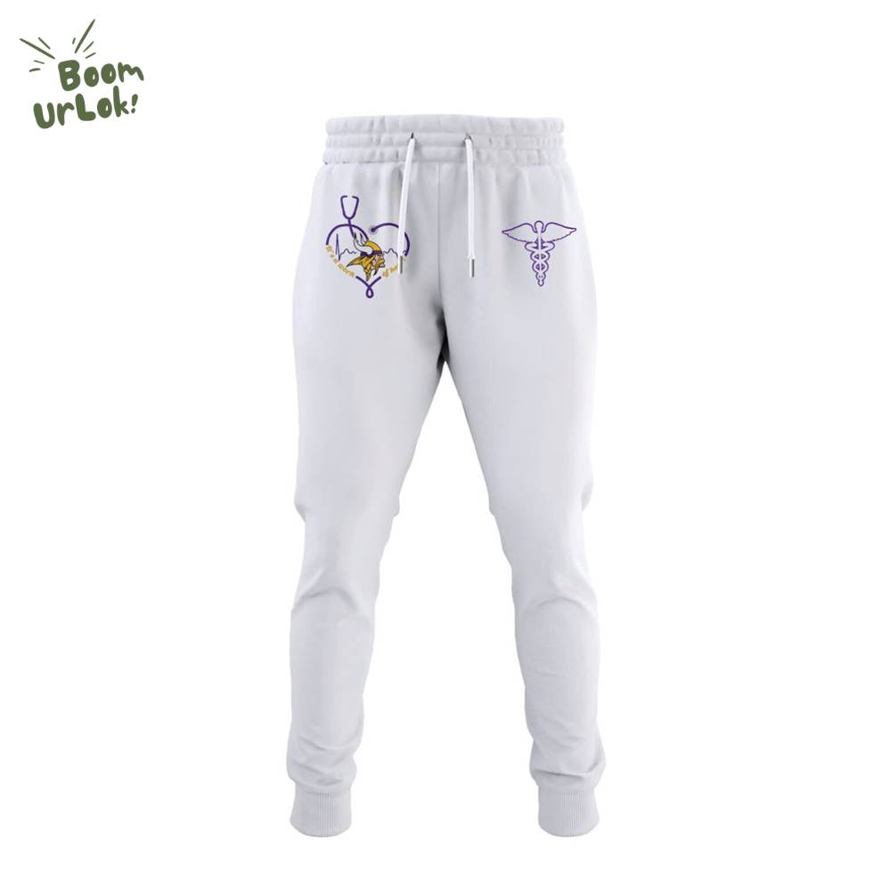 Minnesota Vikings NURSES NIGHT White Hoodie Minnesota Vikings NURSES NIGHT White Hoodie