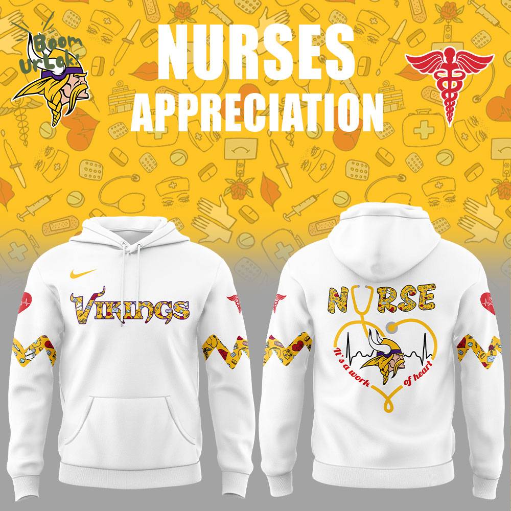 Minnesota Vikings Nurses Appreciation Trending Version Hoodie Minnesota Vikings Nurses Appreciation Trending Version Hoodie