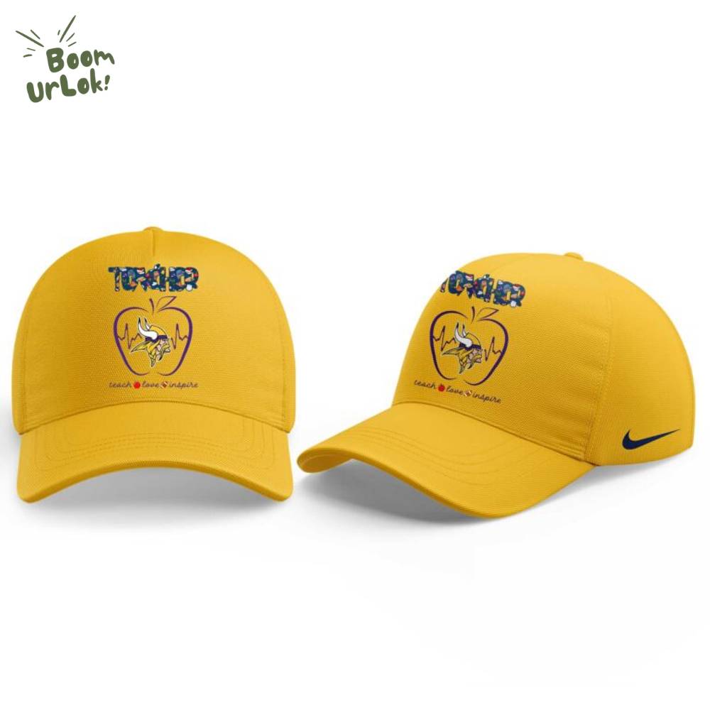 Minnesota Vikings TEACHER Appreciation 2025 Yellow Hoodie Minnesota Vikings TEACHER Appreciation 2025 Yellow Hoodie