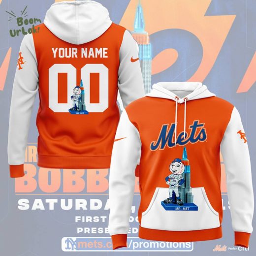 Mr. Met Empire State Building bobblehead! Hoodie Custom Name Numbers