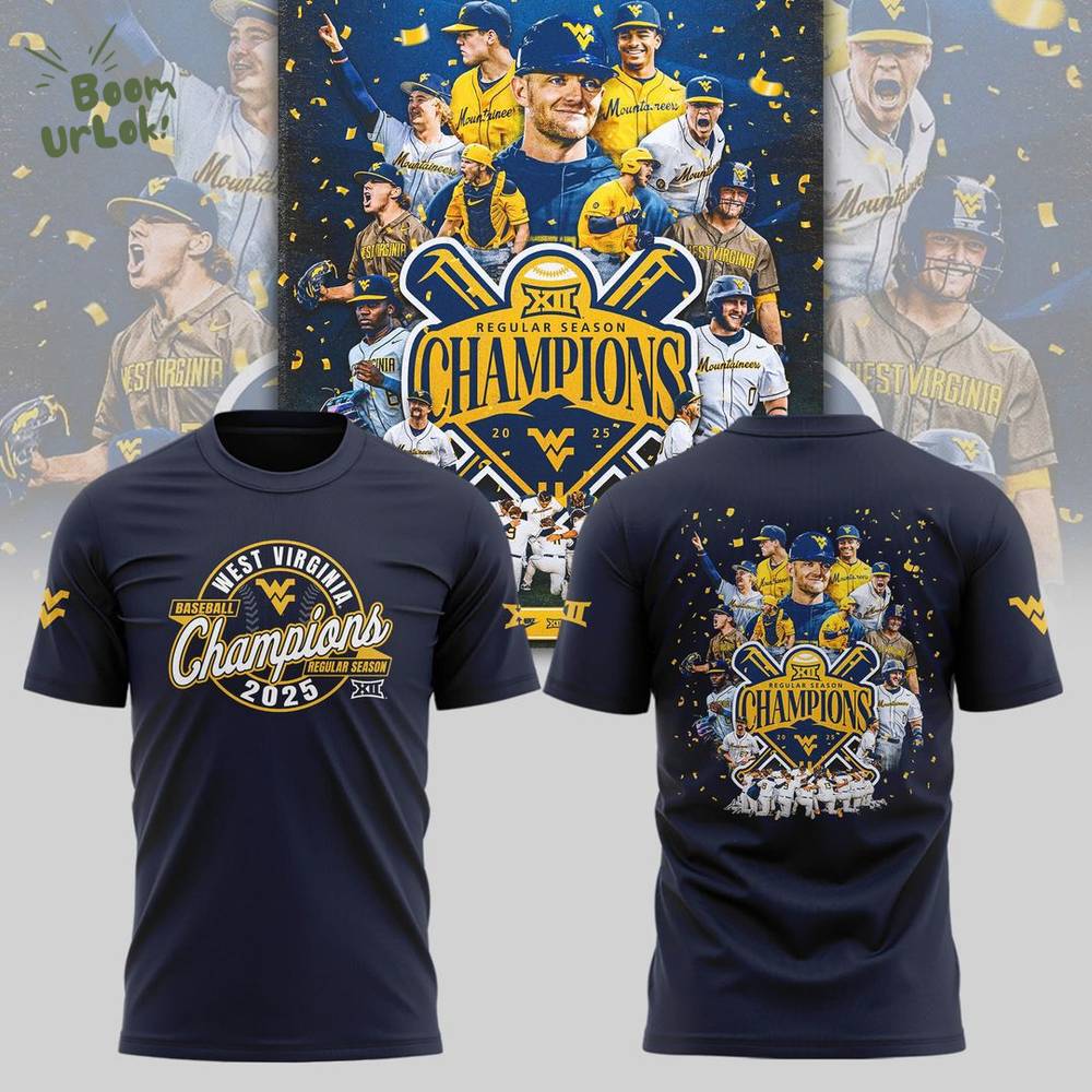 New Big 12 Regular Season Title Navy Tshirt New Big 12 Regular Season Title Navy Tshirt