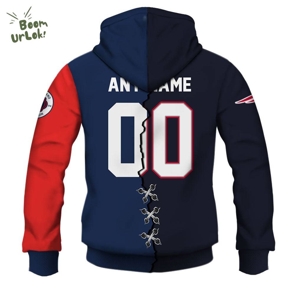 New England Revolution X New England Patriots (MLS x NFL) Special Hoodie New England Revolution X New England Patriots (MLS x NFL) Special Hoodie