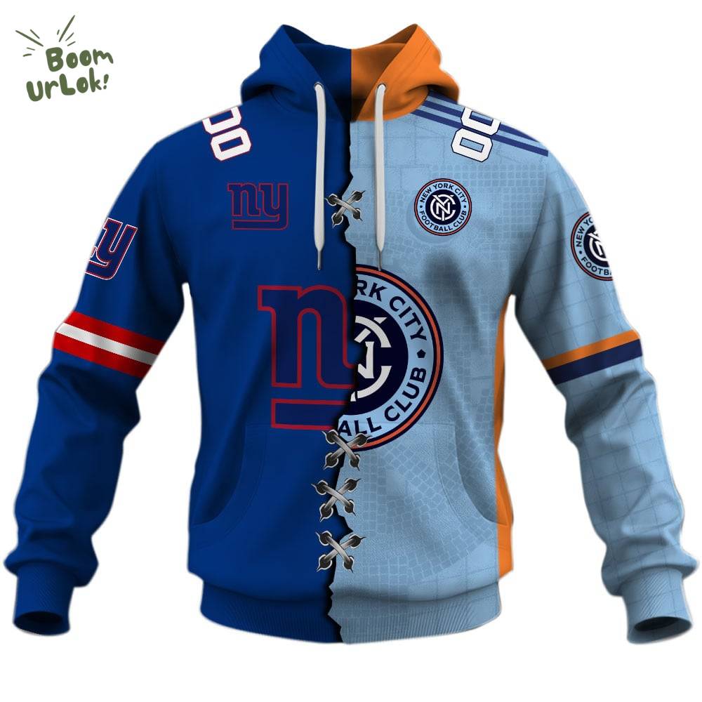 New York City FC X New York Giants (MLS x NFL) Special Hoodie New York City FC X New York Giants (MLS x NFL) Special Hoodie