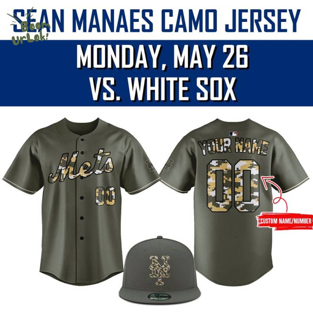 New York Mets 2025 SEAN MANAEA CAMO JERSEY New York Mets 2025 SEAN MANAEA CAMO JERSEY