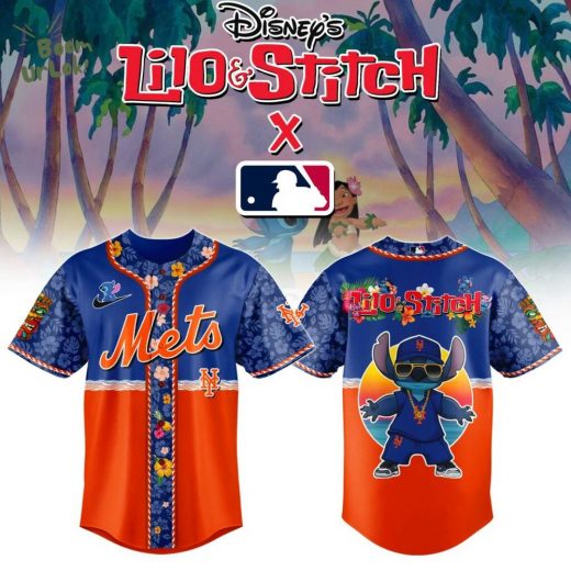 New York Mets MLB x Lilo & Stitch Jersey