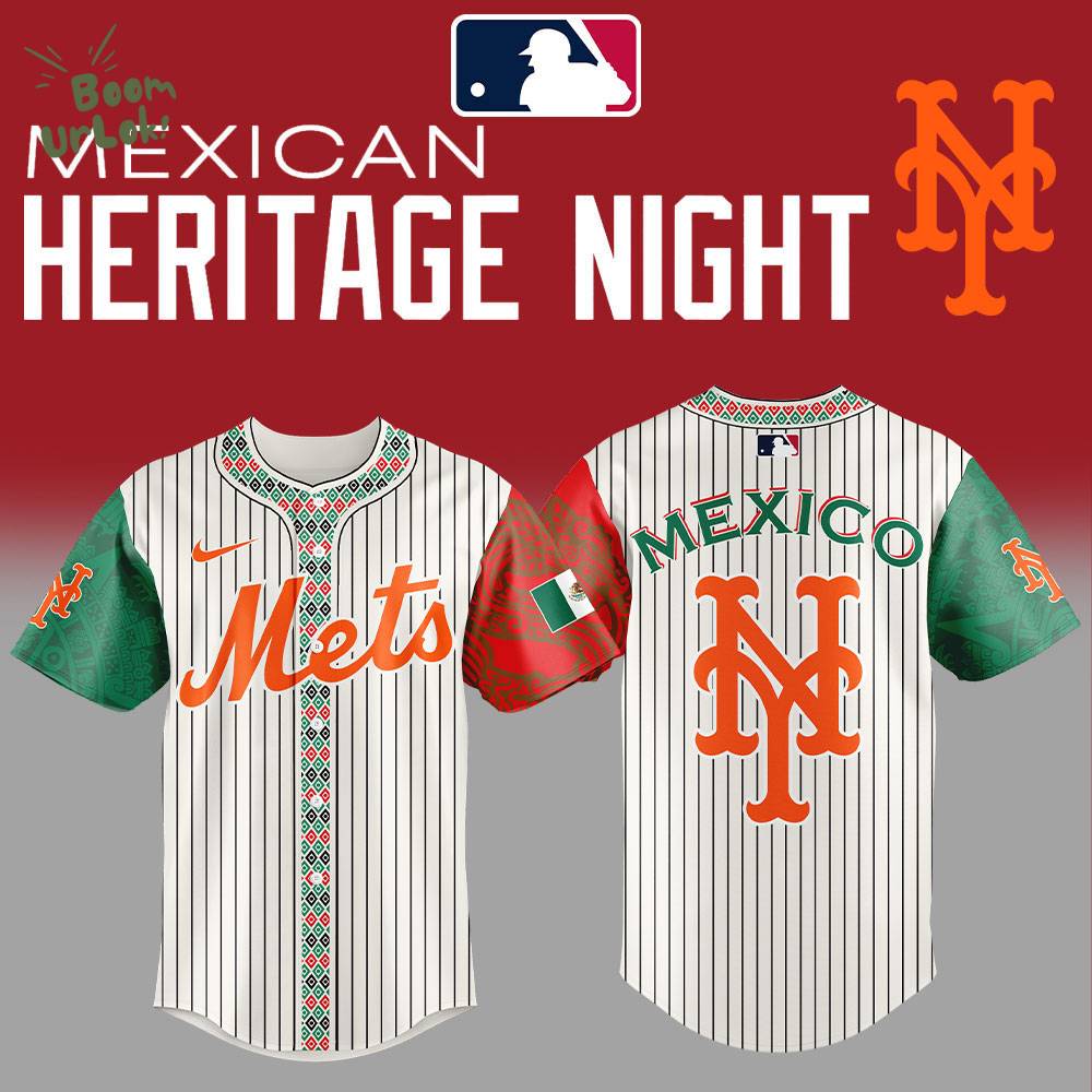 New York Mets Mexican Heritage Night Striped Combo Jersey New York Mets Mexican Heritage Night Striped Combo Jersey