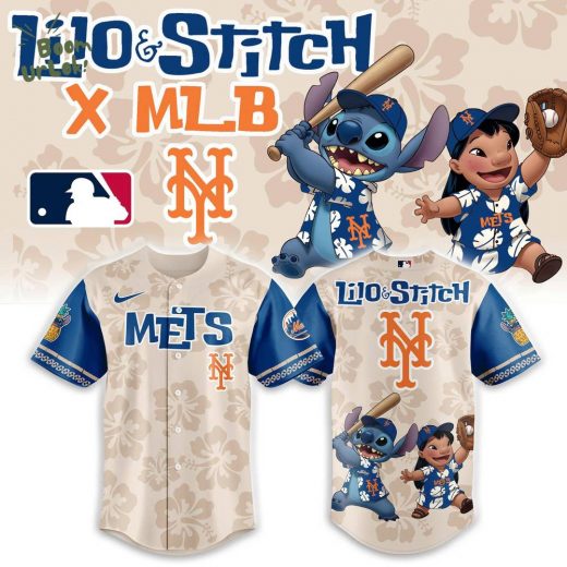 New York Mets x Lilo & Stitch 2025 Baseball Jersey Combo