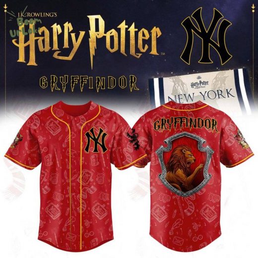 New York Yankees x 2025 Harry Potter Limited Jersey (Gryffindor ver)
