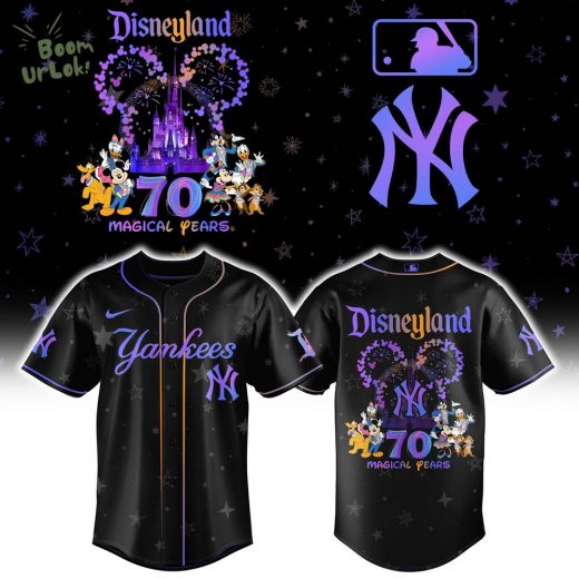 New York Yankees x Disneyland 70th Baseball Jersey