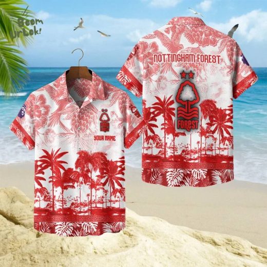 Nottingham Forest Football Club Hawaiian Style Shirt