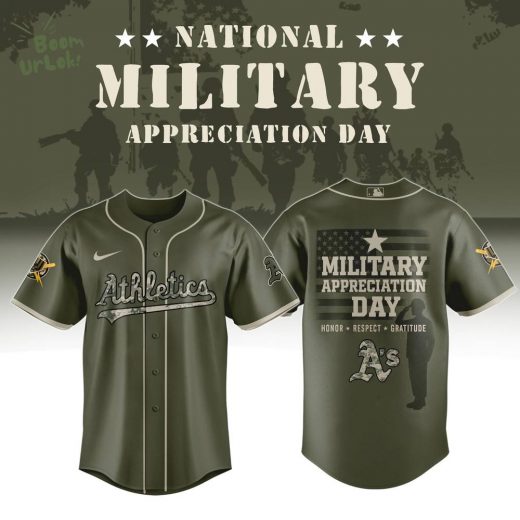 Oakland Athletics MLB x Military Appreciation Day Jersey Editions Limited 2025