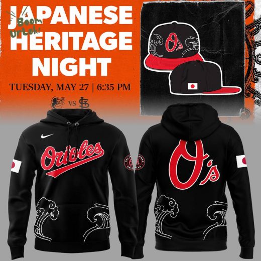 Orioles Baseball Japanese Heritage Night Hoodie